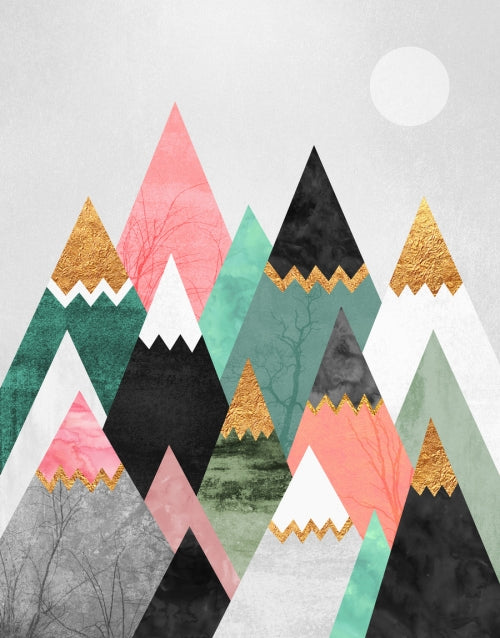 Canvas Pretty Mountains - Galeria Impresionarte