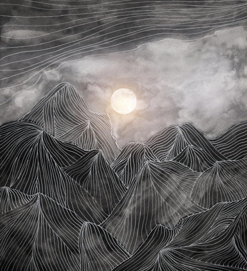 Canvas Lines in the mountains VIII - Galeria Impresionarte