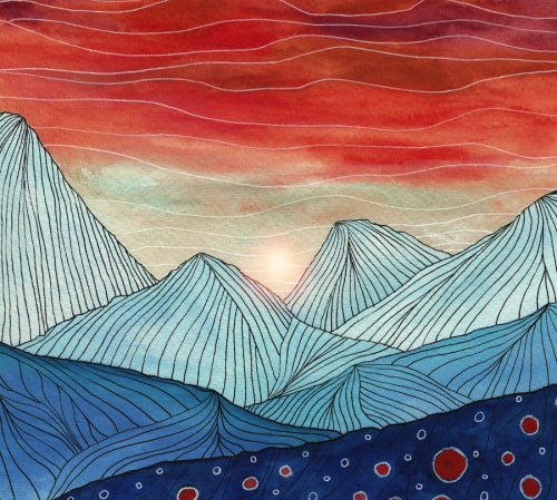 Canvas Lines in the mountains IV - Galeria Impresionarte
