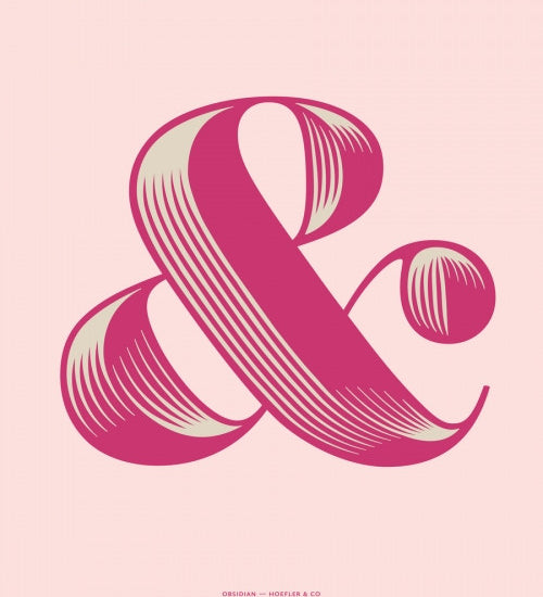 Canvas Ampersand Obsidian 03 - Galeria Impresionarte
