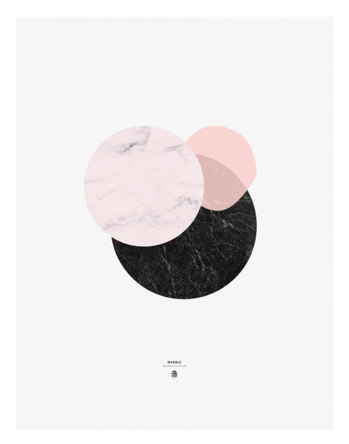 Canvas Marble Icecream Rose - Galeria Impresionarte
