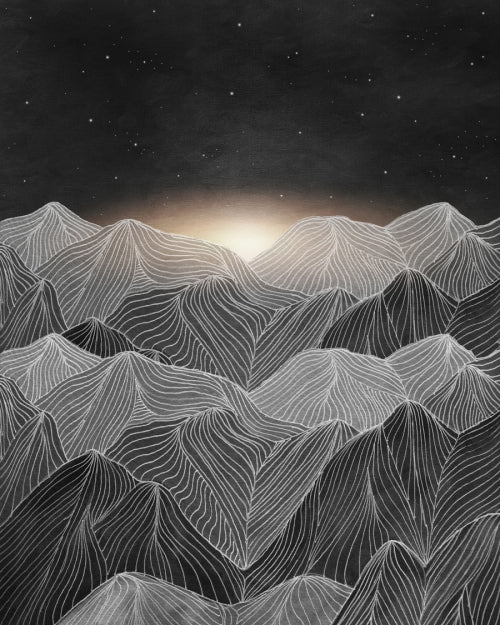 Canvas Lines in the mountains XIX - Galeria Impresionarte