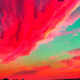 Canvas Aspetto all'alba