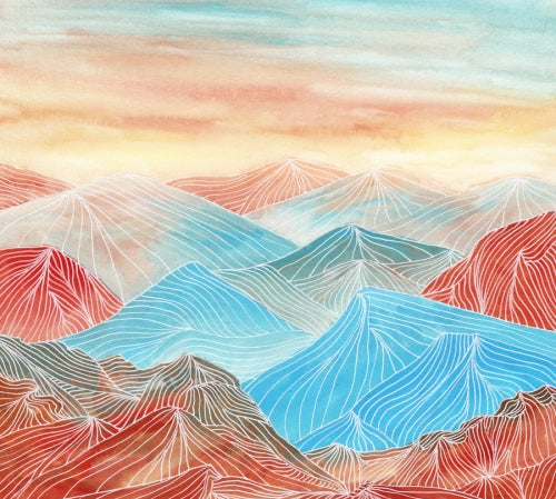 Canvas Lines in the mountains XX - Galeria Impresionarte