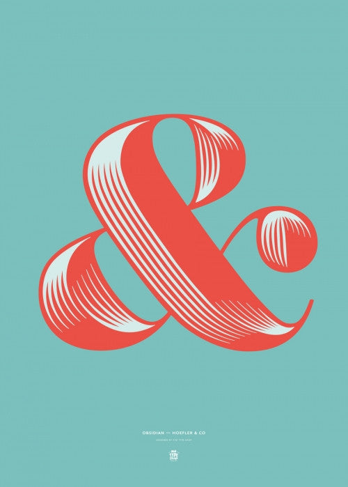 Canvas Ampersand Obsidian 04 - Galeria Impresionarte