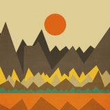 Canvas Geometric landscape 04