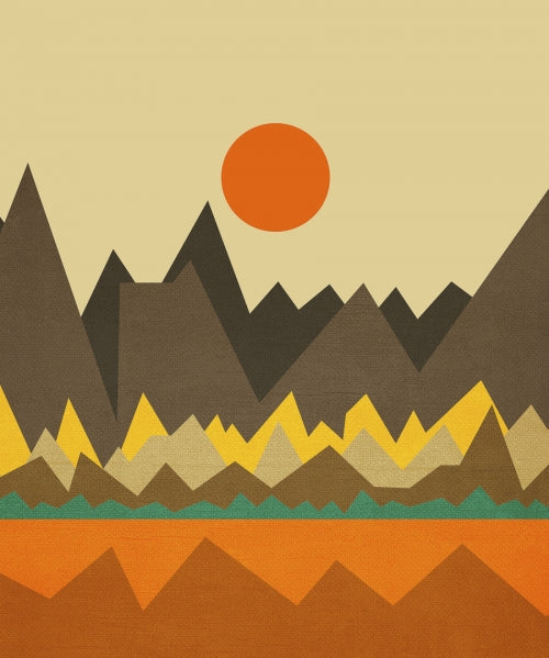 Canvas Geometric landscape 04