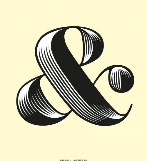 Canvas Ampersand Obsidian 02 - Galeria Impresionarte