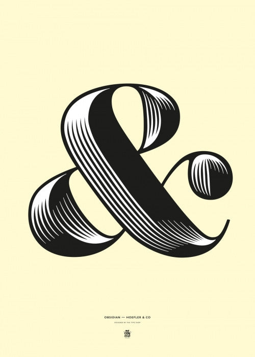 Canvas Ampersand Obsidian 02 - Galeria Impresionarte