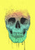 Canvas Pop art skull - Galeria Impresionarte
