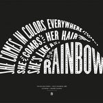Canvas She's like a rainbow, The Rolling Stones - Black - Galeria Impresionarte