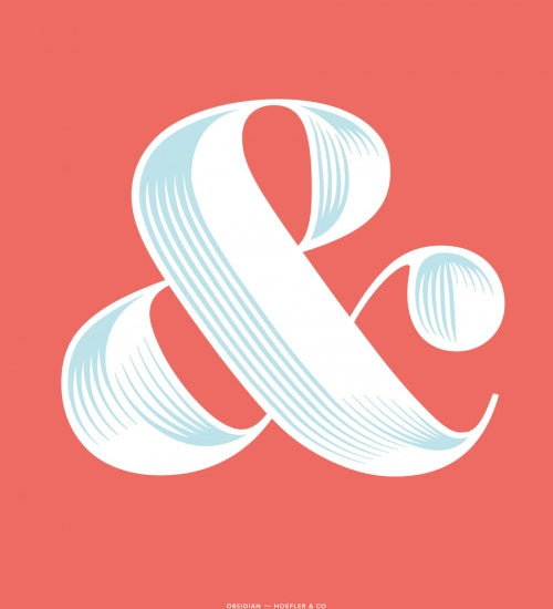 Canvas Ampersand Obsidian 05 - Galeria Impresionarte