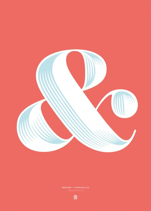 Canvas Ampersand Obsidian 05 - Galeria Impresionarte