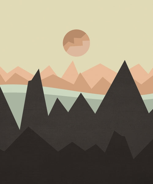 Canvas Geometric landscape 03