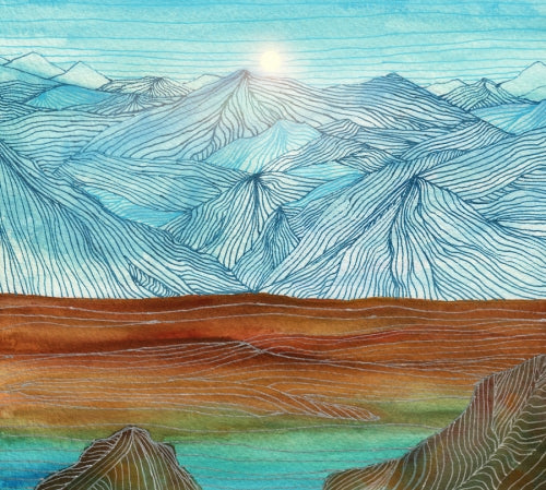 Canvas Lines in the mountains XI - Galeria Impresionarte