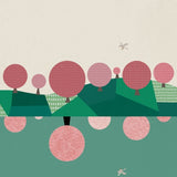 Canvas Rose and Green - Galeria Impresionarte