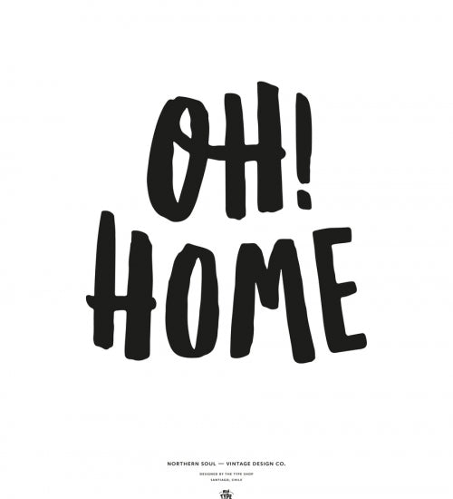 Canvas Oh! Home - Galeria Impresionarte