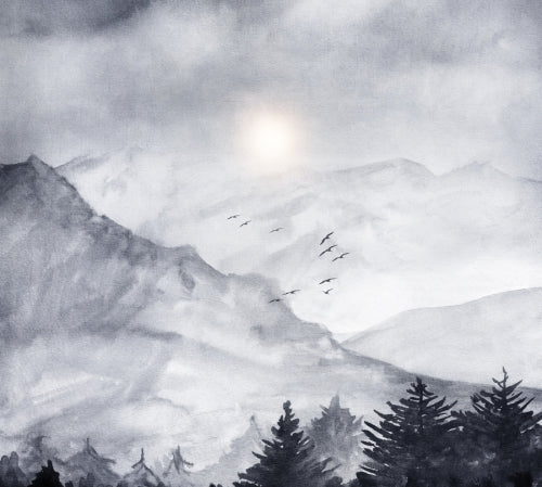 Canvas Cross Mountains - Galeria Impresionarte