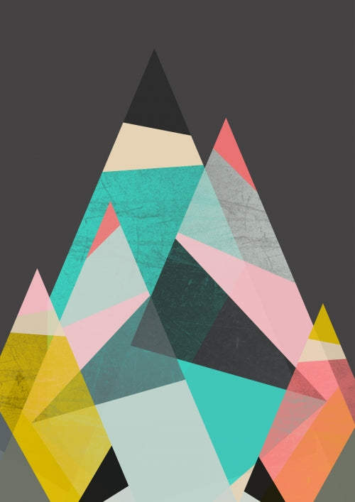 Canvas Geo  Mountains - Galeria Impresionarte