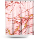 Cortina de Baño Blush Gold Marble v2