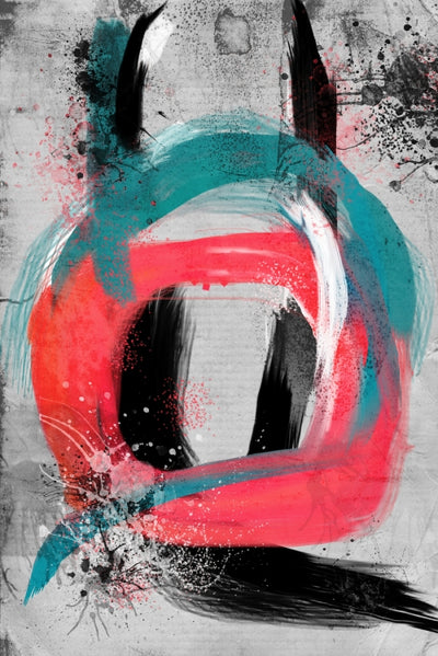 Canvas blue meets pink on a cloudy day - Galeria Impresionarte
