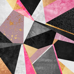Canvas Geometry Pink - Galeria Impresionarte