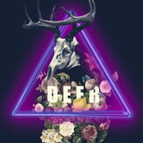 Canvas Deer in Bloom