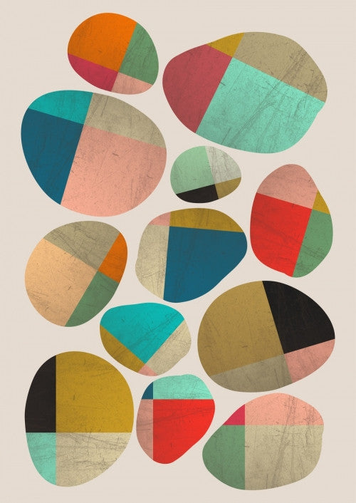 Bastidor Playful Stones - Galeria Impresionarte