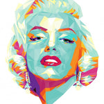 Canvas Marilyn 3d - Galeria Impresionarte