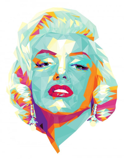 Canvas Marilyn 3d - Galeria Impresionarte
