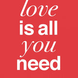 Canvas THE BEATLES - LOVE IS ALL YOU NEED tulip - Galeria Impresionarte