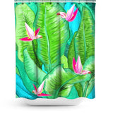 Cortina de Baño Banana Floral