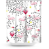 Cortina de Baño flamencos