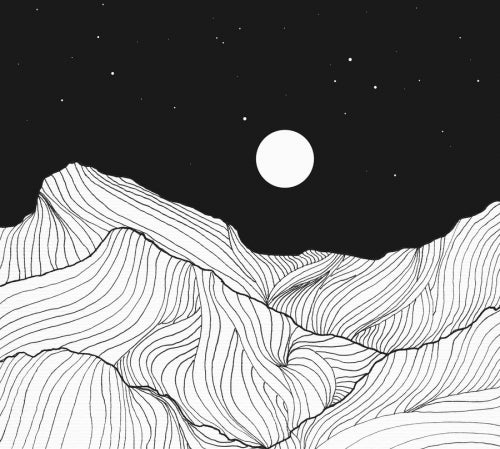 Canvas Lines in the mountains II - Galeria Impresionarte