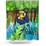 Cortina de Baño Tucans