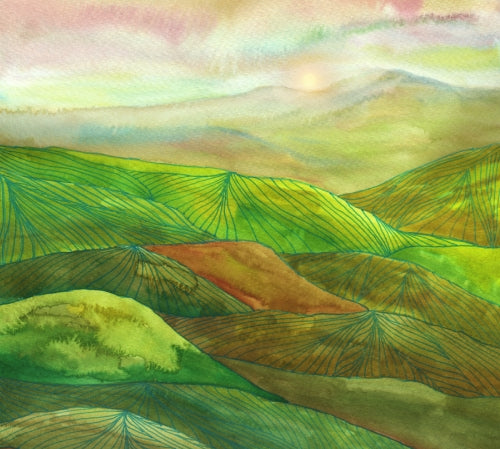 Canvas Lines in the mountains XVI - Galeria Impresionarte