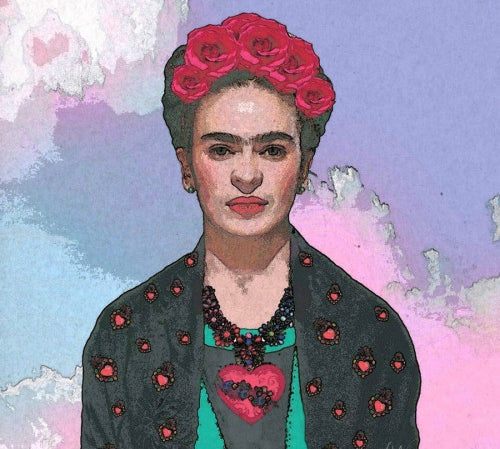 Canvas Trendy Frida Kahlo-Ferwell - Galeria Impresionarte