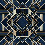 Canvas Art Deco Blue - Galeria Impresionarte