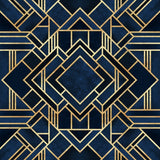 Canvas Art Deco Blue - Galeria Impresionarte