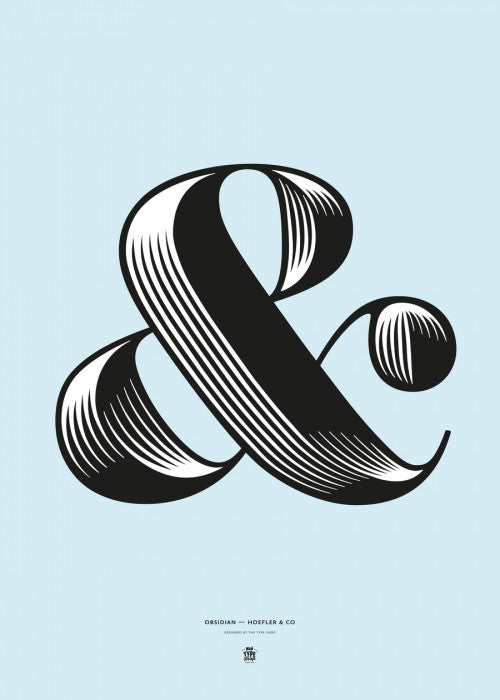 Canvas Ampersand Obsidian 01 - Galeria Impresionarte