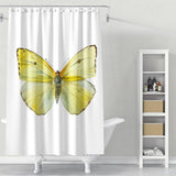 Cortina de Baño mariposa limoncito
