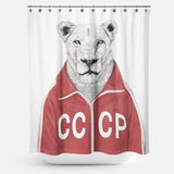 Cortina de baño Soviet Lion